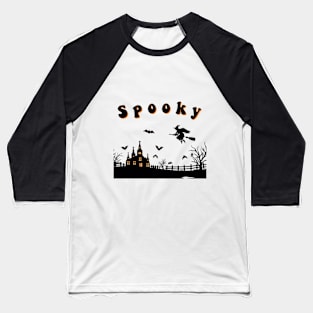 Halloween Spooky Season New Design Baseball T-Shirt